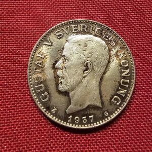 Vintage Swedish Coin - Silver